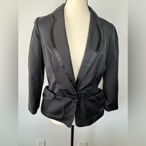 Authentic Vintage John Galliano Black Blazer – Size 42  (US 6) – Made in Italy - Picture 13 of 17
